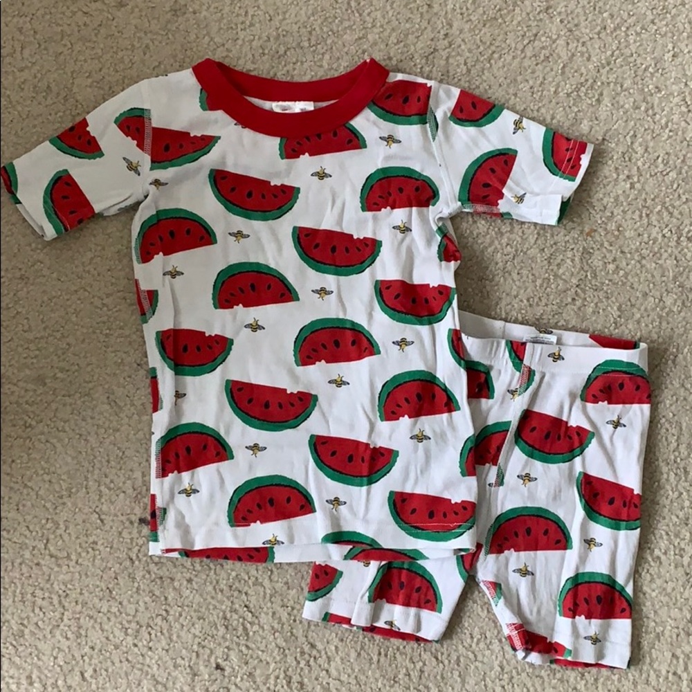 Hanna Andersson watermelon pajamas